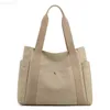 Sacs de messager Sac fourre-tout de shopping en toile de coton pour femmes grande capacité sac à main vintage sacs de messager simples livraison directe/vente en gros L230814