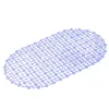 Carpets Useful Bathing Room Rug Minimalist Comfortable Touch Shower Mat Raised Surface PVC Floor For Indoor