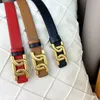 Luxuremerk mode koehide riem, taille, taille ketting, veelzijdige mode-sieradenkleding, hoogwaardige hardware gesp, 2,5 cm, dubbelzijdig gebruik