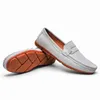 Sapatos de vestido Designer Genuíno Couro Vaca Camurça Homens Marca de Luxo Casual Formal Mens Mocassins Mocassins Calçado Preto Masculino Condução 230814