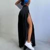 Frauen Jeans Lady Hosen lässig zerrissene reine Farbe Frauen Hosen sexy Ladungsweite weibliche Kleidung