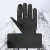 Лыжные перчатки Профессиональный зимний теплый велосипедный экранно -экранный флисовый сноуборс