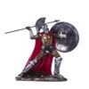 Dekorativa föremål Figurer Europe Vintage Home Decor Sparta Statyer Armor Model Miniatures Spartacus Warrior Figurer Living Room Desk Decoration 230812