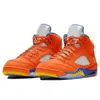 Top Men Men Jumpman 5S Buty Basketball Buty Kobieta zamsz Blue Orange Lucky Green Off Noir Sneaker Outdoor Bluebird Designer Treakers