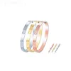 Gold plated screw bracelets designer bracelets for women luxury jewelry romantic webbing classic multicolor crystal ins mens bracelet diamonds nice looking C23