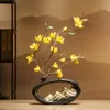 Вазы творческий подход в японском стиле Feng Shui Wealth Vase Office Living Room Desktop Вазы для домашнего декора аксессуары Art Gift 230812