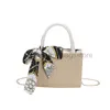 Gentle simples e elegante e elegante lenço de seda bolsa de seda primavera/verão Western Style Chain Single TrendStylishhandbagsstore