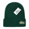 Boll Caps Designer Beanie Luxury Sticked Hat Ins Populära vinter unisex Cashmere Crocodile Casual utomhushuven Stickade Caps 18 Färg Mycket bra present L14