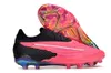 GX AG Phantom Elite AG-PRO Soccer Shoes Baltic Pink Blast White Laser Blue Fusion Shadow - Black Link Volt Chrome Hyper Royal Football