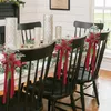 Fiori decorativi sedia natalizia decorazione floreale disposizione artificiale per bouquet per banchetti per feste di nozze