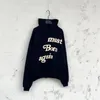 Herrtröjor designer tröja hoodies mens hoodie höst designer hoodies pullover tröjor hip hop hög kvalitet brev tryck blå toppar etiketter utskrift s-xl