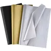 Geschenkwikkeling 20 stcs Tissue Paper 70*50 cm goud papier bloemen inpak plakboeking papier cadeau decoratief bloemenpapier huisdecoratie feest r230814