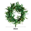 Dekorative Blumen hängende Olivenblatt Girland