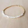 Strand Vlen 2024 In Mother Of Pearl Shell Dainty Bracelet Gold Color Miyuki Tiny Beads Bracelets For Women Jewelry