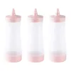 Herb Spice Tools 3 Pcs Squeeze Squirt Condiment Bottles Ketchup Bottle Mustard Sauce Containers for Kitchen Pink 230814