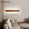 Wandlampen Botimi moderne Walnussholz -Holzwandlampe für Schlafzimmer Nacht