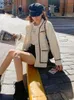 Ponts pour femmes Pounclège en cachemire de vison blanc Femme Femmes Automne hivernale Style paresseux coréen Retro noir Loose O-cou cardigan en tricot Détrave 230812