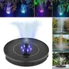 Garden Decorations Mini Solar Water Fountain Pool Waterfall Decoratie Outdoor Bird Bath Powered Floating Courtyard 230814