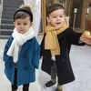 Jackets Spring Boys Jackets Child Girl Woolen Double-breasted Baby Trench Coat Lapel Autumn Kids Outerwear Winter Wool Overcoat R230812