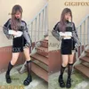 Dress Shoes GIGIFOX Platform Heeled Women Pump Gothic Round Toe Fashion JK High Heels Spring Casual Buckle Strappy Lolita Shoes J230815