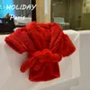 Designer Dog Clothes Brand Dog Bathrobe Towel Soft Coral Fleece Dog Fast Drying Coat Super Absorbent Pet Towel Robe Thickened Luxury Night Gown for Small Dogs Red A798