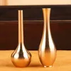 Вазы 1pc mini Pure Mopper Vase Gold Decorative Living Room Antiqu