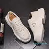 Men's Korean Casual Shoes Small White Shoes Korean Version Of The Trend Breathable Leather New Youth Daddy Shoes
