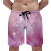 Shorts Shorts Shorts Outer Space Purple Vintage Beach Trunks Abstract Print Men Surfing Surfing Surfing Sump Pantaloni corti