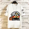 23 camicie famose cai xukun high qualità t-shirt oversize pesante per uomo manica corta tee cotone tendenza a colori solido tees top tops size m-4xl