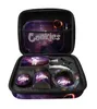 Hot selling 8-piece Multiple patterns Portable smoking set Cigarette disc Smoke grinder