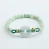 Strand Grade A Burma Jade Bracelet Men Men Men Women Wine Jewelron