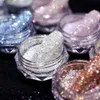 Nagelglitzer 1Jar Kristall Diamantpulver Regenbogenfarbe glänzender Kunstpigment Holographische Mikrobohrglas Maniküre Dekoration 230814