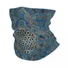 Sjaals Mandala Flower of Life in Lotus Bandana Neck Gaiter Gedrukt marmeren masker sjaal Gezicht buiten sport unisex volwassen het hele seizoen