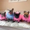 Hundkläder Adechoo Luxury Dog Sweater Dog Winter Clothes Sticked Fur Pet Clothes Warmth French Bulldog Pug Bichon Dog Sweater Ropa Perro 230812