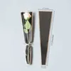 Present Wrap 50 PC Clear Gold Edge Rose Packaging Bag Single Rose Packaging Bag Waterproof Floral Wrapping Paper R230814