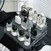 3-этажный настольный парфюм-стойка акрилового косметического организатора парфюмерной стойка