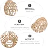 Pendant Lamps Lampshade Modern Housing Creative Light Cover Paper Simple Protector Simulation Rattan