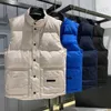 Mode mannen neervangen katoenen vest ontwerpen Mens en dames zonder mouwloze jas puffer Herfst Winter Casual Coats Paren Vesten Keep warme jas T230814