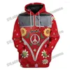 Capuz de moletom masculino Hippie Gunflower Peace Bus 3D Modas de moletom de moda impressa outono de streetwear unissex zíper casual capuz TDD198