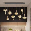 Creative Bowling Ball Pendant Lamp Amber Glass Suspension Light Hotel Cafe Bar Shop Staircase Bedside Hanging Takkrona