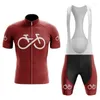 Zestawy wyścigowe SPTGRVO 2023 Black Cycle Ubrania rowerowe rowerowe koszulki Jersey Zestaw męski strój rowerowy