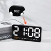 Orologi da parete Elettronica Temperatura da parete Data Tabella Orologio Dual Alarmer Orologi a LED digitale per il controllo vocale della camera da letto 230814