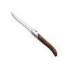 4Pcs/set Stainless steel Western style steak knife, wooden handle tableware, serrated steak knife, spoon fork