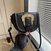 Torby na ramię 2023 NOWOŚĆ W stylu barokowym metalowe akcesoria ręczne torba na ramię Mała kwadratowa torba Crossbody Worka Trendstylishhandbagsstore