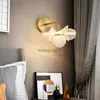 Vägglampor Creative LED Luxury Wall Lamp Metal Fashion Modern vardagsrum Bedside Wall Light Corridor Flower Ball Fixtures Lighting HKD230814