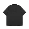 Polos maschile 2023 Polo Summer Shirt di alta qualità in cotone hip hop tascabile casual tascabile casual