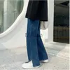 Men's Jeans 2022 Fashion Denim Men Show in Tide Brand Wide Leg Slit Trousers Jeans Hip Hop Streetwear New Hot Selling Casual Pants J230814