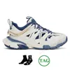 Scarpe casual firmate da uomo di marca da donna di lusso Track 3 3.0 Triple bianche nere Sneakers Tess.s.Scarpe da ginnastica da corsa con plateau stampato in nylon pelle gomma Gomma Scarpa Balencigs Paris