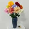 Decorative Flowers Artificial flower Dutch dahlia flower Design flowers for family parties