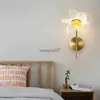 Wandlampen Noordelijke kristallen LED Wall Lamp Woonkamer Slaapkamer Achtergrond Wall Lichte gangpad Attic Bedide Lamps Home Modern armatuur HKD230814